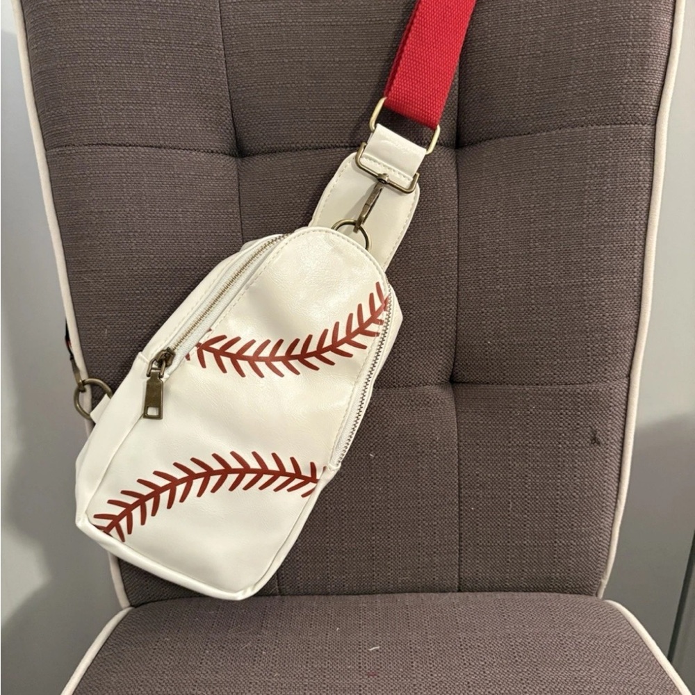 Baseball Stitch Crossbody Bag